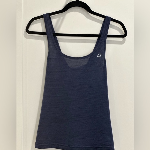 Lorna Jane Zoe Active Tank Top Keyhole Back Detail Navy Blue Small - Picture 4 of 8